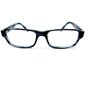 Marchon NYC Downtown‎ Thompson 470 Dark Blue Eyeglasses Frames 53-16 140 H12145